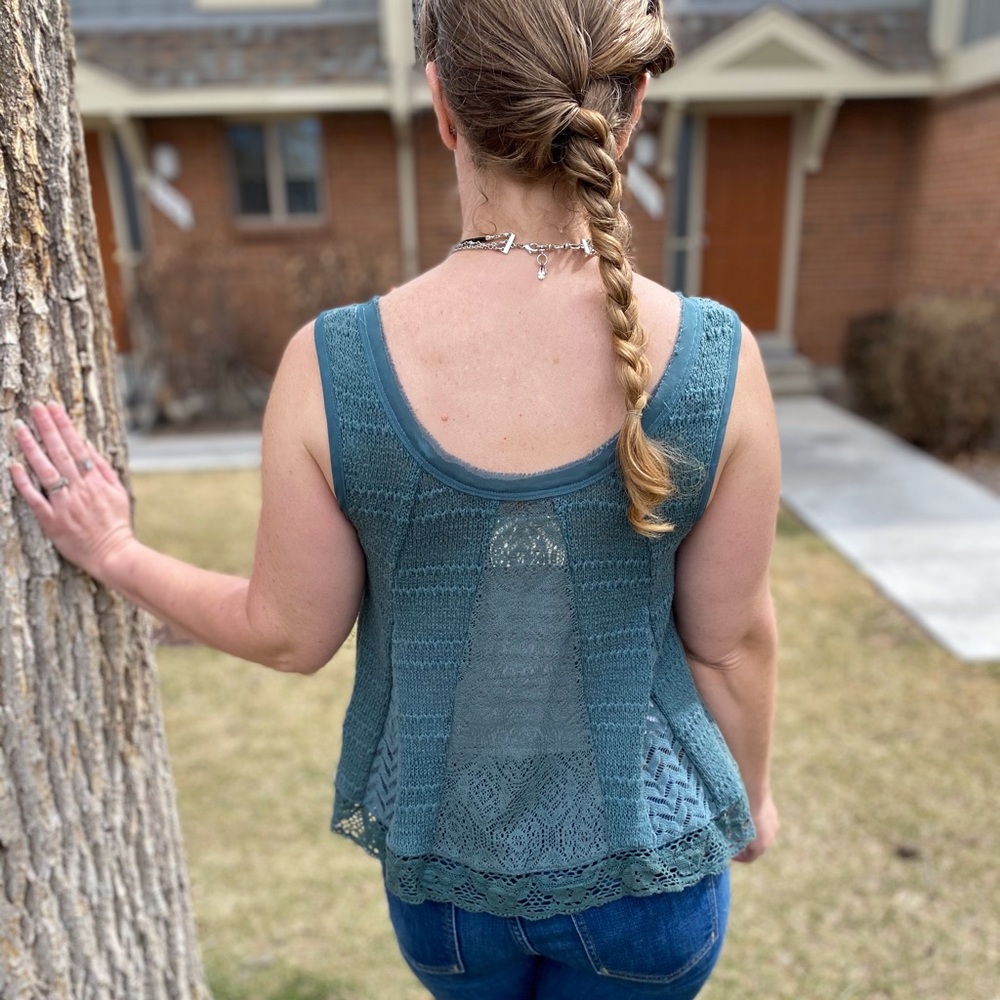 Meadow Rue Crochet Tank - Picture 3 of 3